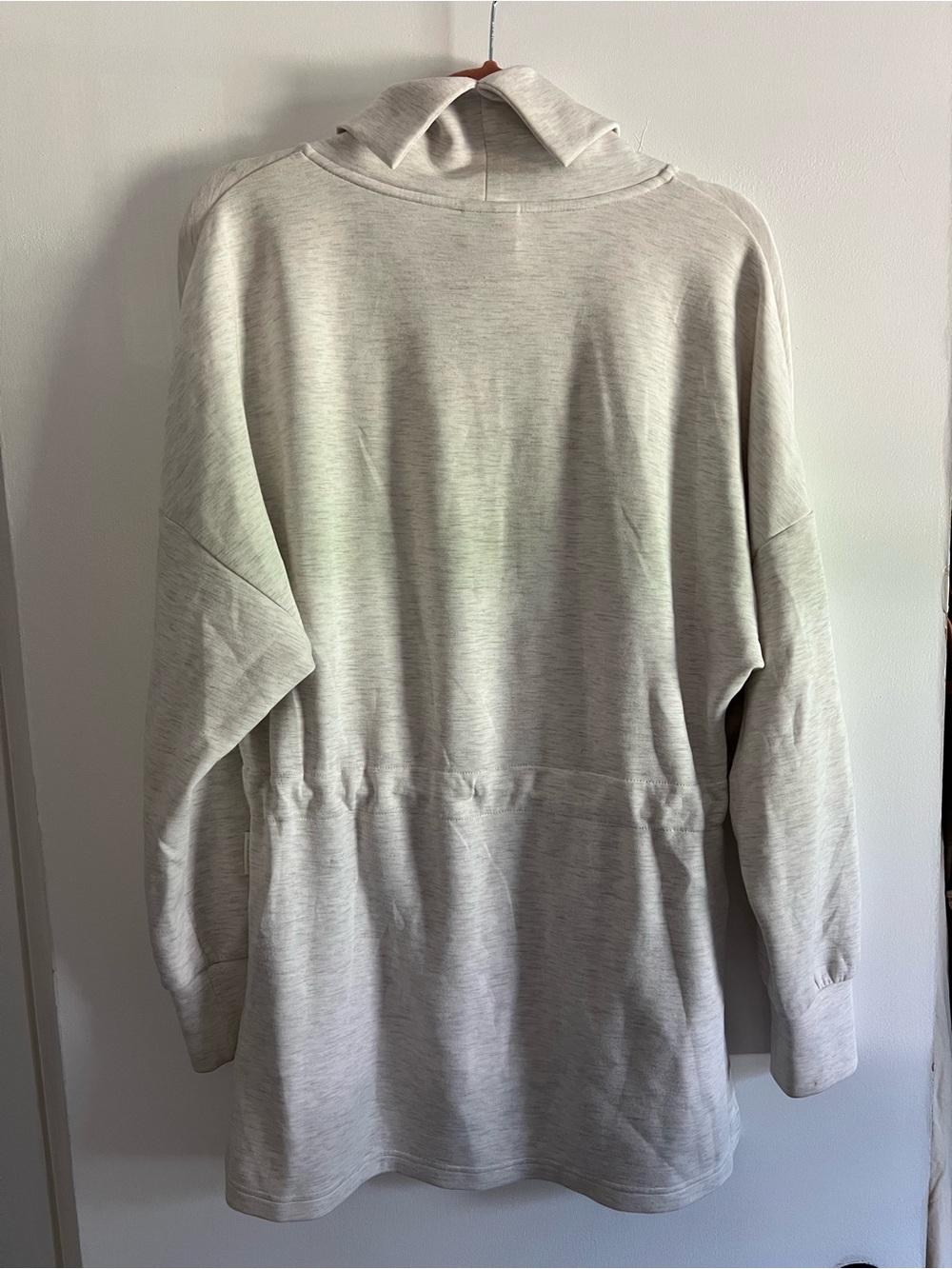 Varley Cream Drawstring Turtleneck Sweater - Picture 3 of 8